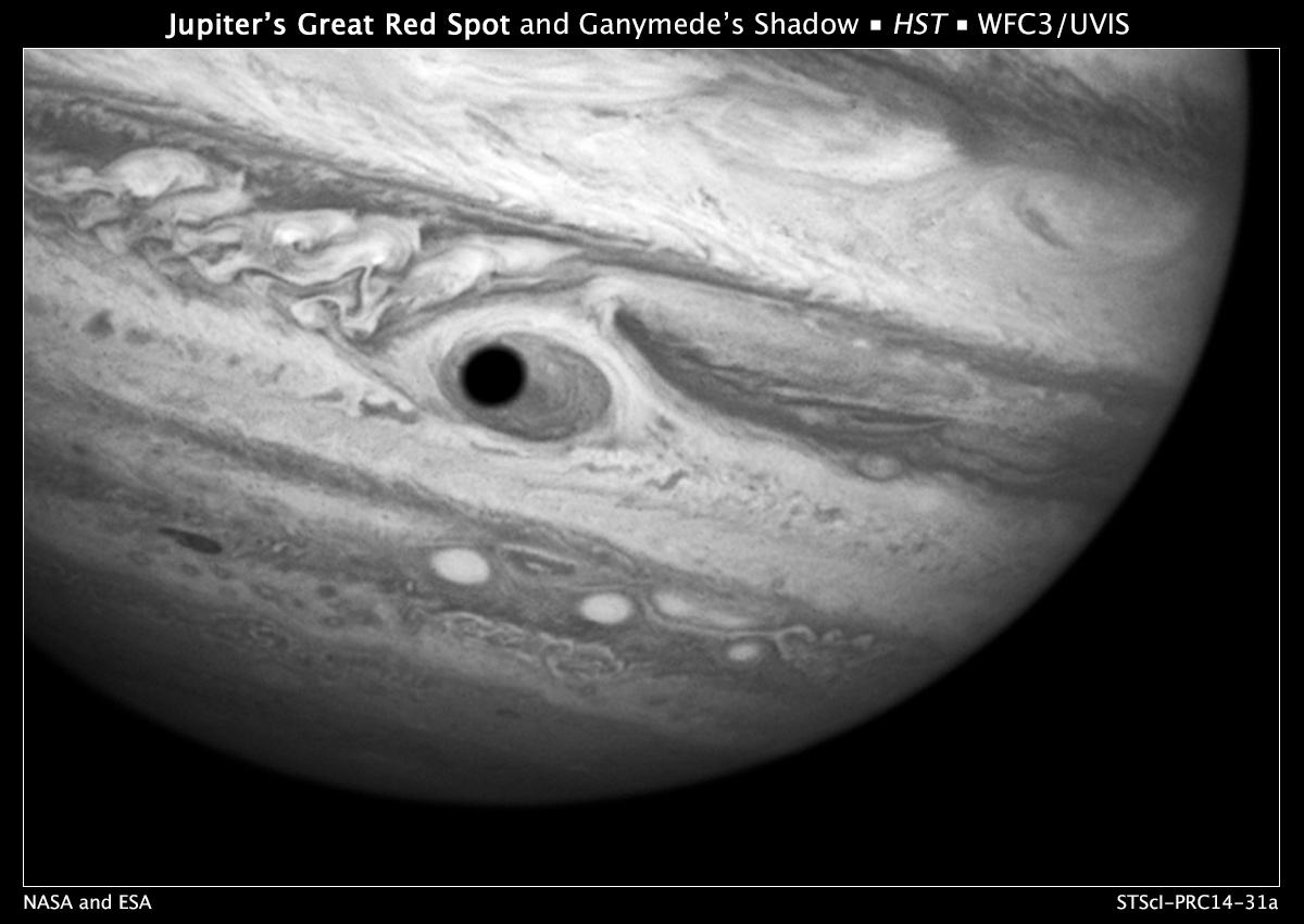 Юпитер смотрит на нас своим огромным глазом