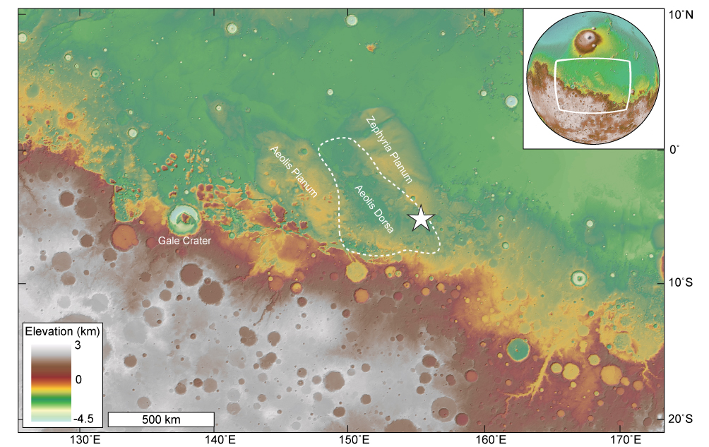Древняя марсианская река впадала в огромный океан