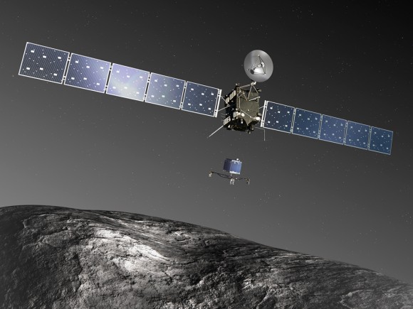 Паукообразный космический аппарат собирается прикоснуться к комете в следующем году