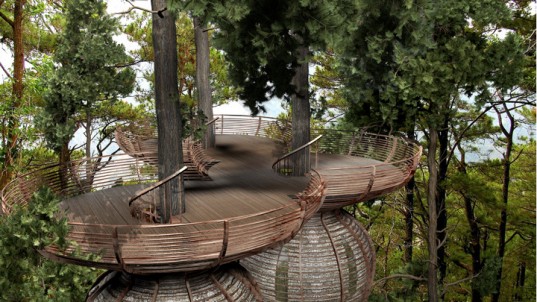 Необычное строение Roost Treehouse по мотивам «Властелина колец»