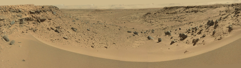 Красота Dingo Gap от марсохода "Курьозити"