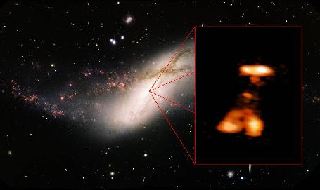Галактика NGC 660 привлекла внимание ученых