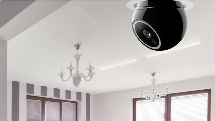 Беспроводная домашняя система безопасности работает от патрона для лампочки