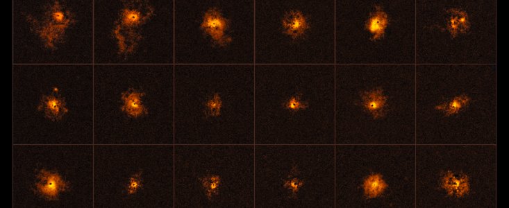 Обнаружены гигантские гало вокруг квазаров