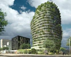 Возможно во Франции появится "зеленая" жилая башня