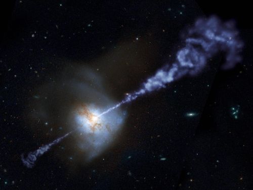 Астрономы исследуют джеты черных дыр