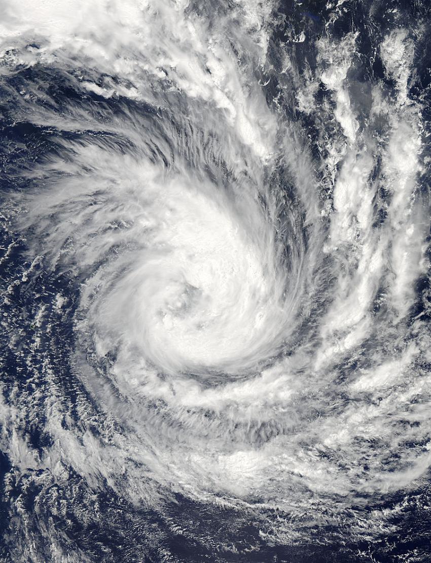 Спутниковый снимок циклона Гленда