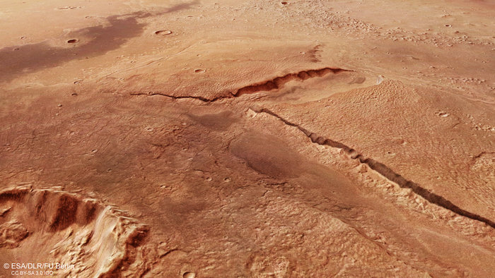 Марс-Экспресс сфотографировал еще один регион на Марсе