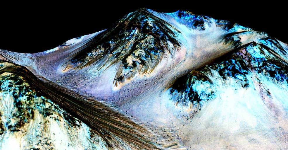 НАСА подтверждает: жидкая вода течет по современному Марсу