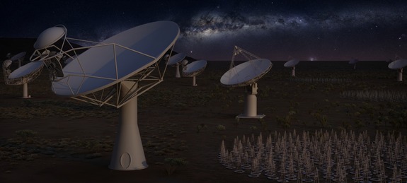 Гигантский радиотелескоп сможет обнаруживать сигналы внеземных цивилизаций