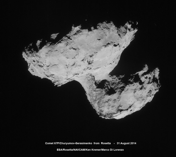 Rosetta всё ближе и ближе к комете 67P