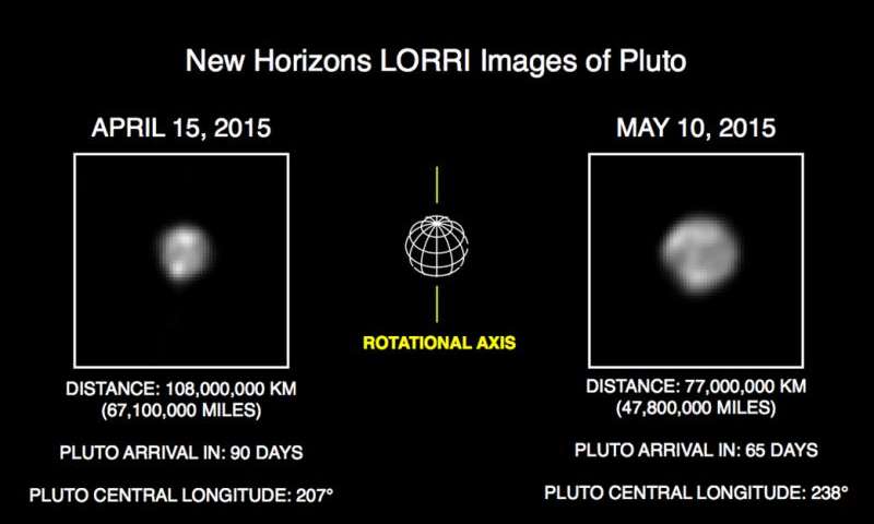 New Horizons четче видит Плутон