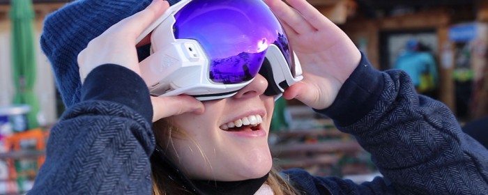 Появились цифровые очки для лыжников