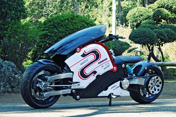 Реальный японский электрический мотоцикл ZecOO