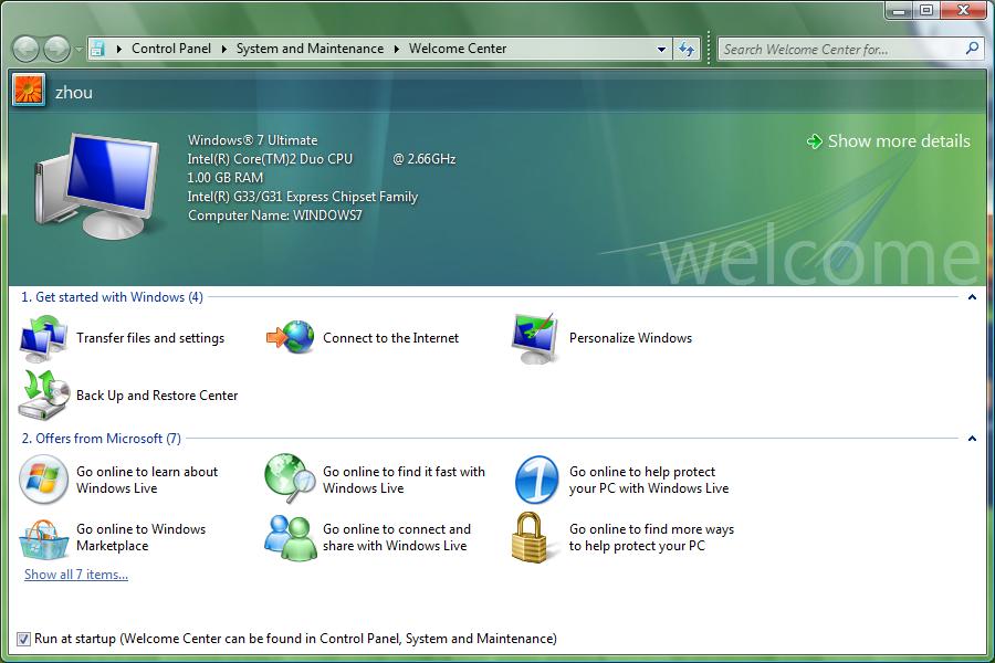 Windows 7 Build 6519. Первые скриншоты