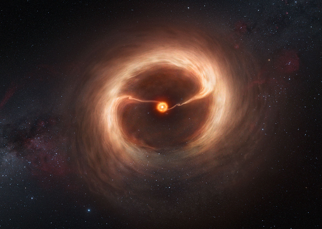 Ученые изучили околозвездный диск звезды HD 142527