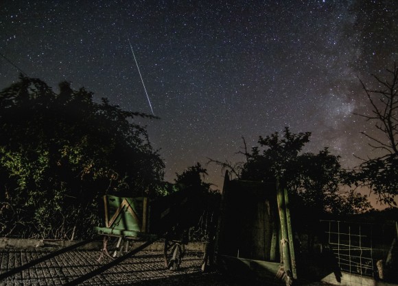 Астрофото метеорного дождя Персеиды 2014