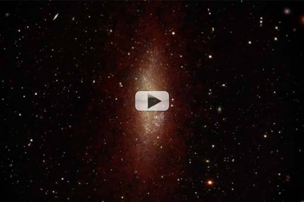 Отдаленные галактики и яркие скопления
