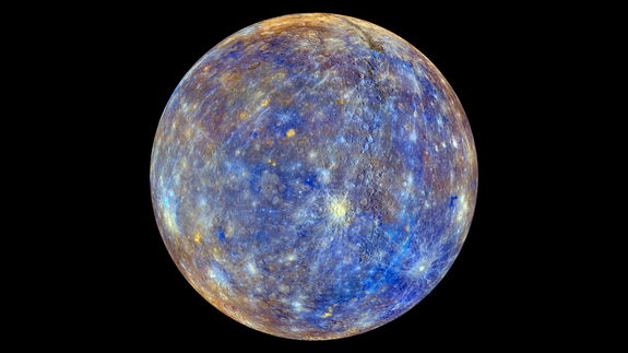 КА "Мессенджер" показал цветной Меркурий