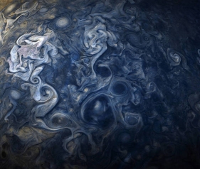 Новое фото облаков Юпитера