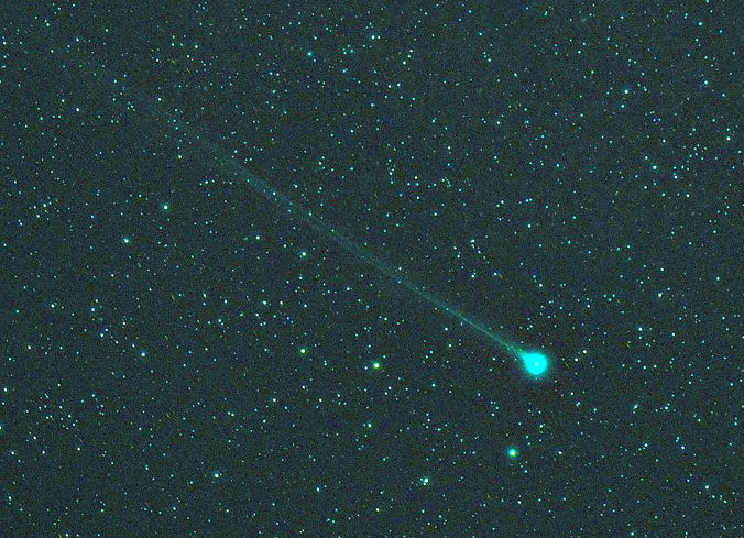 Комета Хонда видна на Гавайях