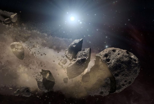 Астероидная туча «обстреляла» звездный пульсар, вызывая изменения, видимые с Земли