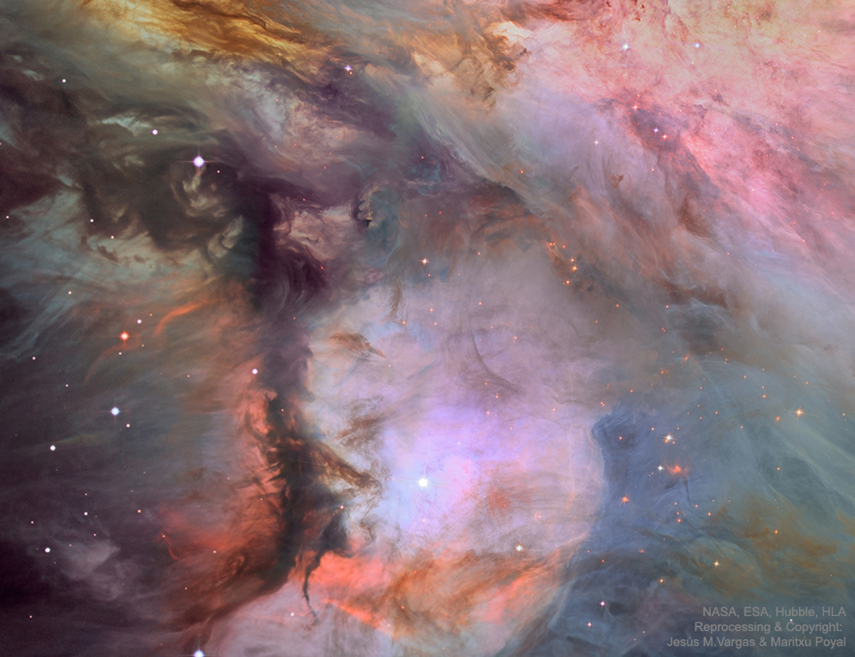Изумительная туманность Ориона на астрофото