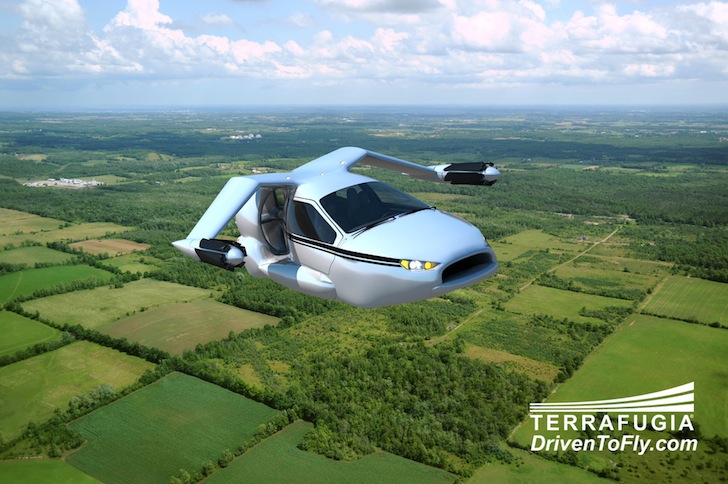 Первый в мире летающий автомобиль