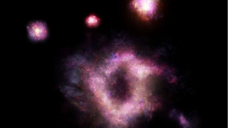 Астрономы сделали снимок космического огненного кольца