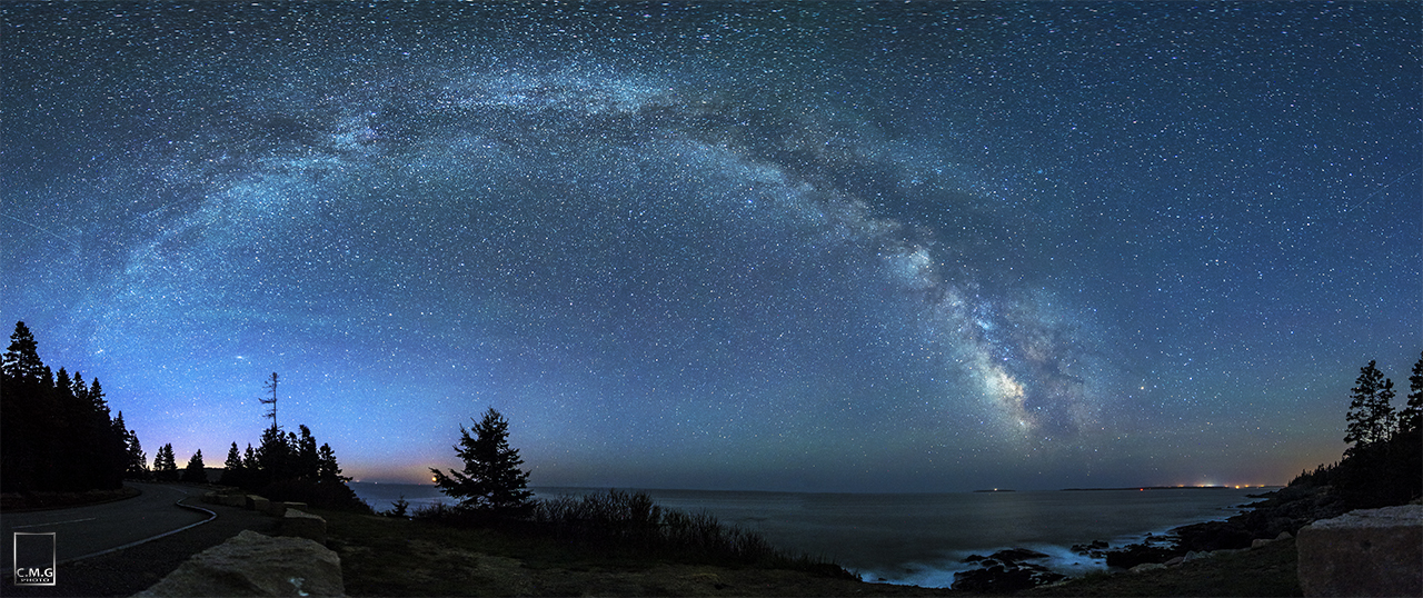 Фото Млечного Пути над Национальным Парком Акадия