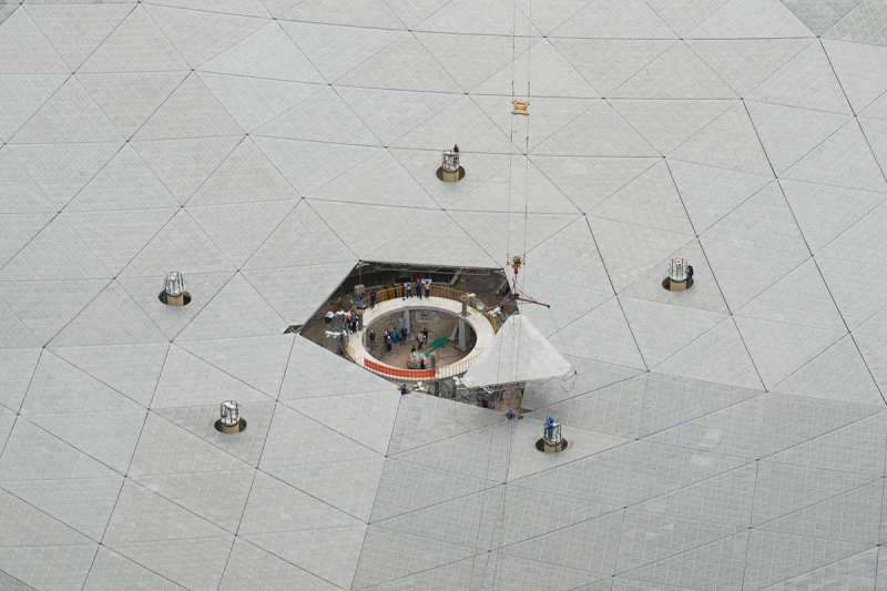 Китай построил самый большой радиотелескоп
