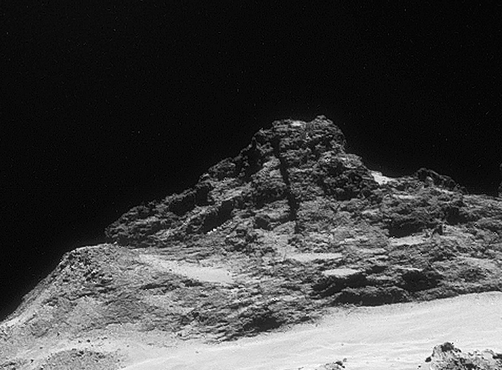 Удивительные ландшафты кометы Чурюмова-Герасименко