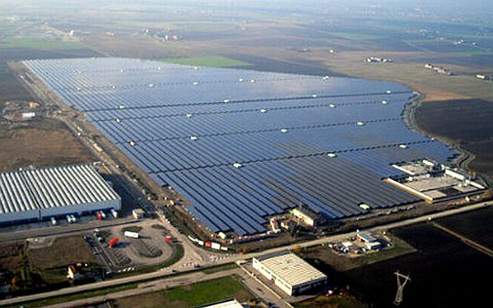 Крупнейшая солнечная электростанция Европы