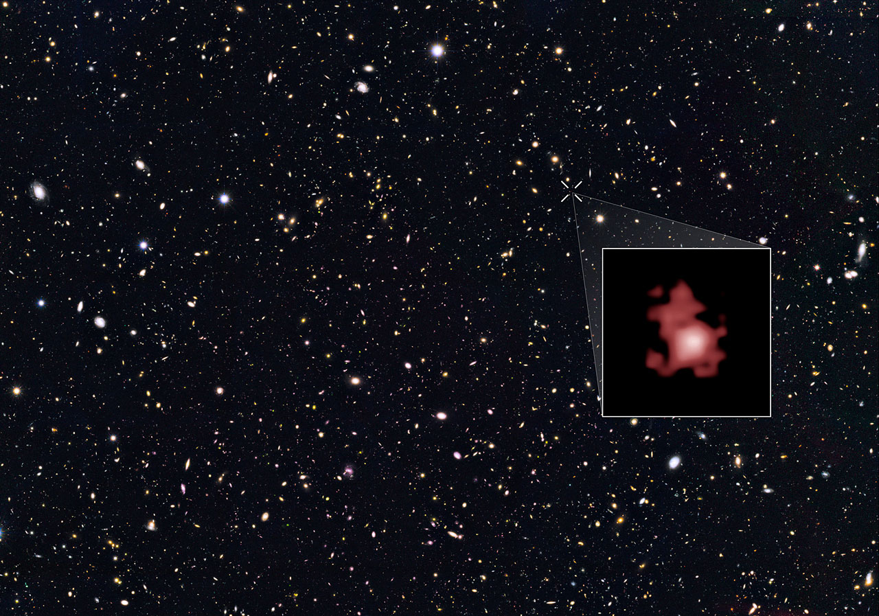 Hubble устанавливает космический рекорд дальности наблюдения