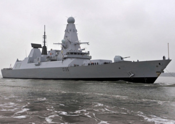 Британский военный корабль примет участие в испытаниях   Центра противоракетной обороны  США