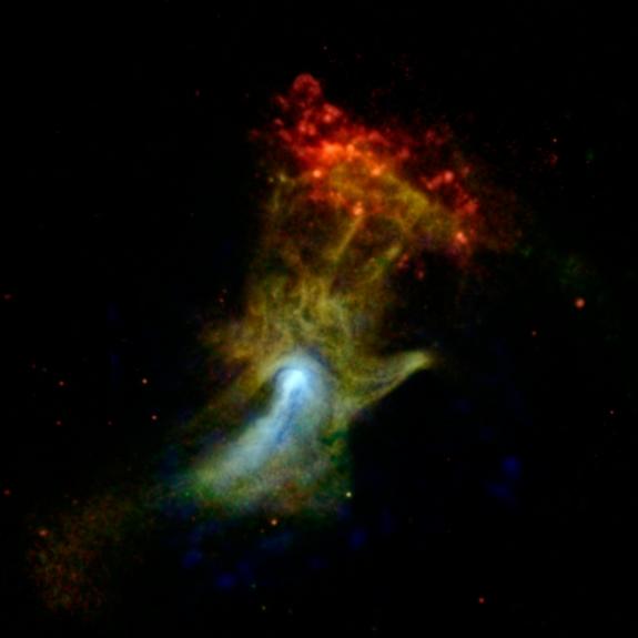 "Руку Бога" зафиксировал телескоп NASA