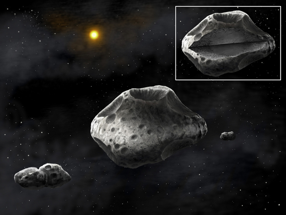 Получены снимки астероида Сильвия