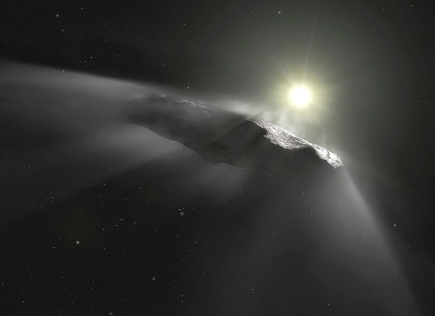 Астероид оказался кометой