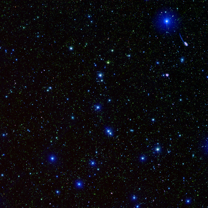 Кадр Дня: фото странных синих точек в космосе