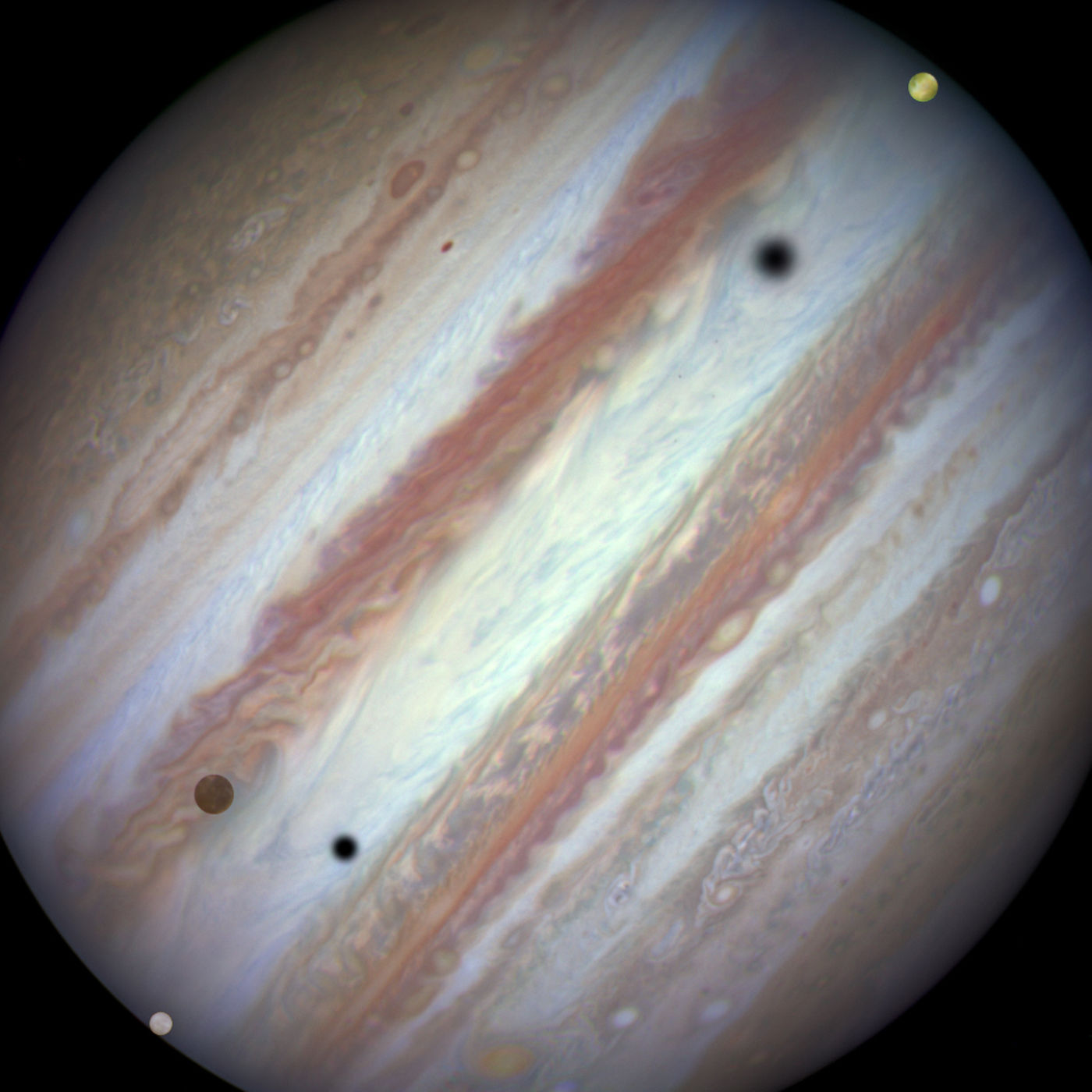Кадр Дня: Галилеевы спутники Юпитера