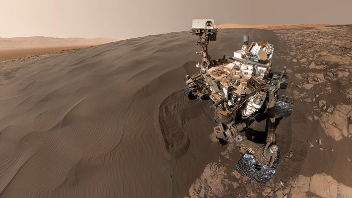 Радар обнаружил ледяные утесы на Марсе