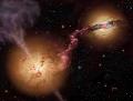 Колоссальные чёрные дыры были свойственны для ранней вселенной