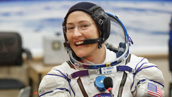 Кристина Кох установила новый рекорд самого длительного космического полета