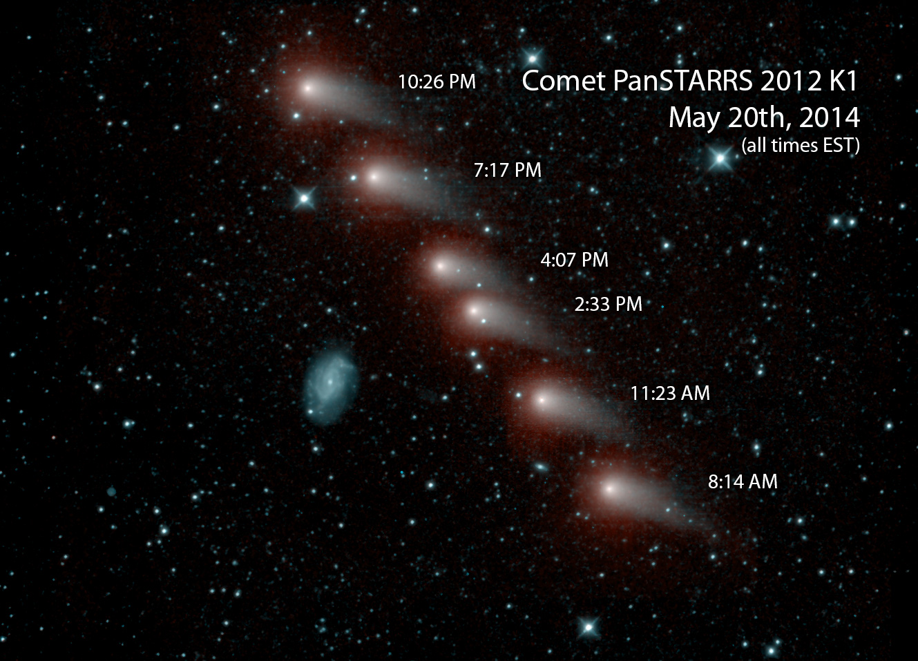 Комета Pan-STARRS марширует по небу
