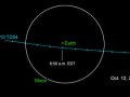 Видео: Астероид 2010 TD54 пронёсся близко от Земли