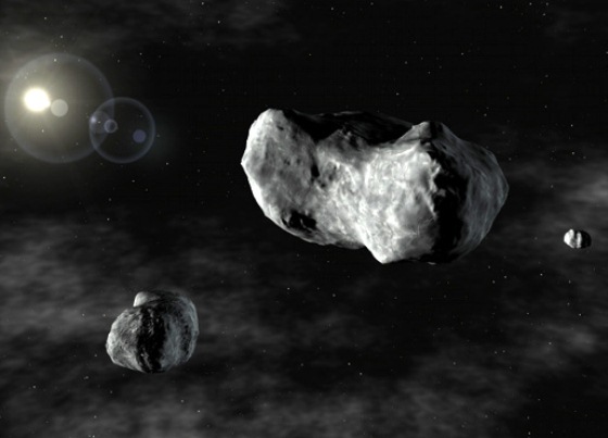 Получены новые данные о тройном астероиде (87) Сильвия