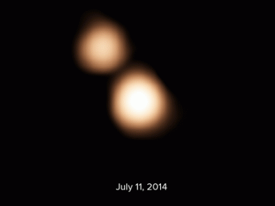 Харон и Плутон, снятые обсерваторией ALMA
