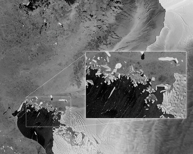 Первые радарные изображения спутника «Sentinel-1A» для программы «Коперник»