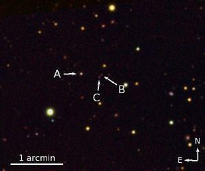 Немецко-Испанский телескоп нашел тройной квазар