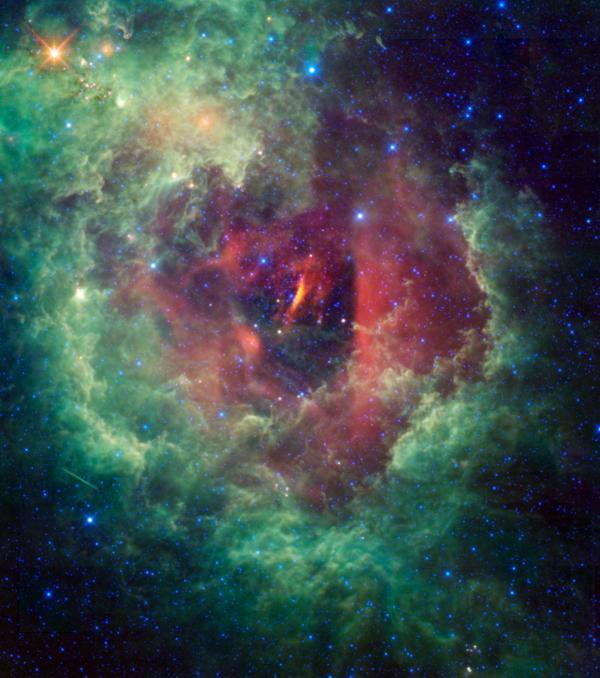 Космический телескоп WISE получил новый снимок туманности NGC 2237